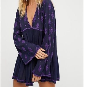 COPY - Free People Diamond Embroidered Top